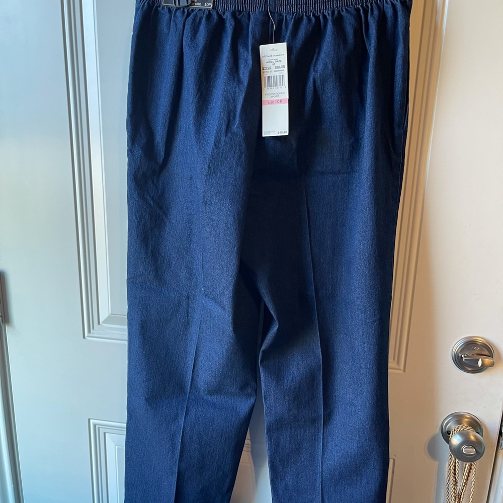 Alfred Dunner Classic Fit Pull-on Denim Pants 10P